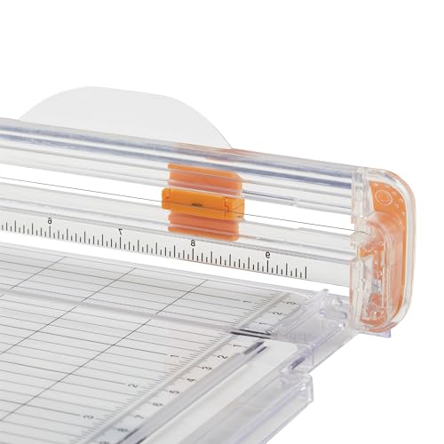 Fiskars SureCut Portable Paper Cutter Fits in 3 Ring Binder - 9" Cut Length - Craft Paper, Cardstock and Photo Trimmer - Scrapbooking Tool image 8