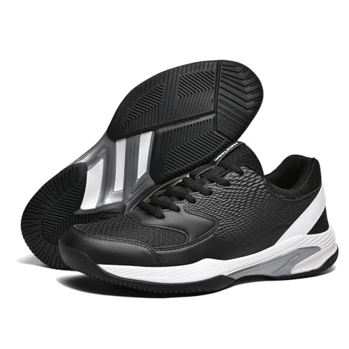 HaloTeam Tennis Shoes Mens Fashion Non Slip Running Trainers Lightweight Breathable Fitness Sport Sneakers for Badminton Squash Volleyball 6.5 US-12 US 6