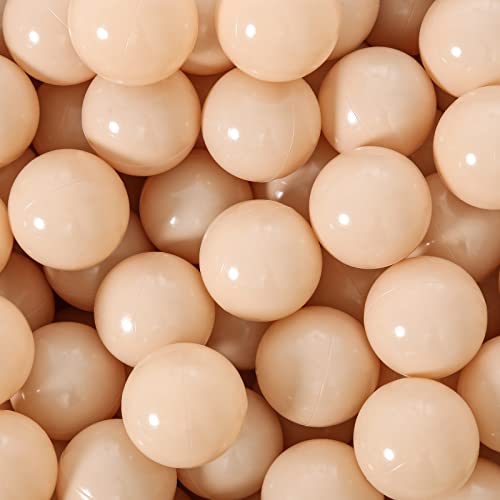STARBOLO Ball Pit Balls - 2.75inches - 100pcs Crush Proof Plastic Children's Toy Balls Macaron Ocean Balls for Birthday Party Games Pool