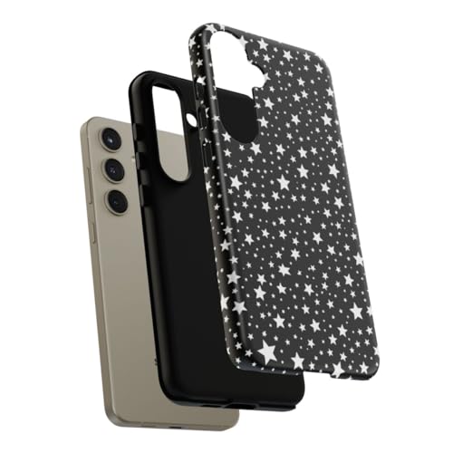 Coque rigide mate Samsung S24 Plus antichoc motif étoiles - 4