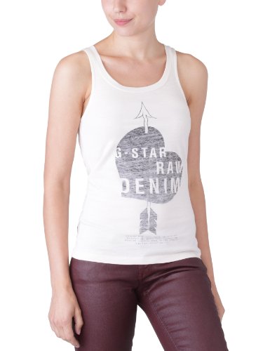 Débardeur G-Star cintré femme noir en coton bio basique et intemporel
