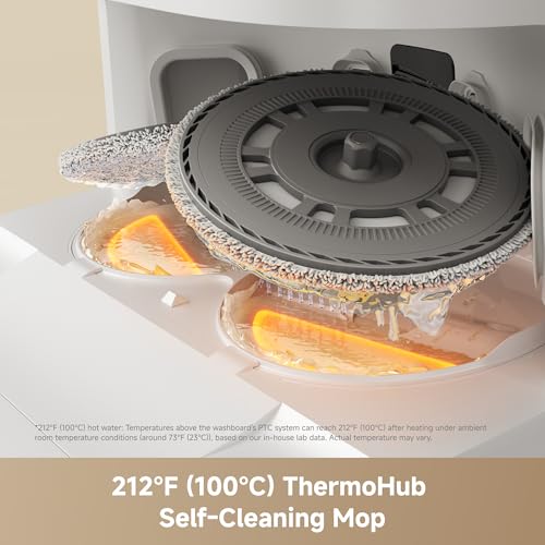 Image of DREAME L60 Ultra FE Robot Vacuum and Mop, Auto-Empty and 100℃ Self-Cleaning Mop, 30,000Pa Suction, Obstacle Avoidance and 360 Navigation, Corner to Edge Deep Cleaning, TriCut Brush, White