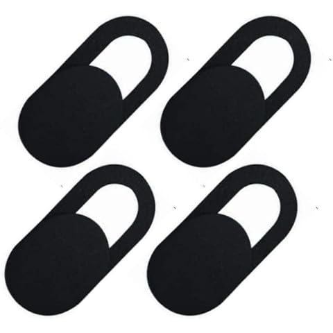 Black Webcam Covers for Digital Devices Cover