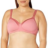 Playtex Damen Secrets US4824, gefüttert, ohne Bügel Balconette-BH, Undurchsichtige, Mauve Glow, 85DD