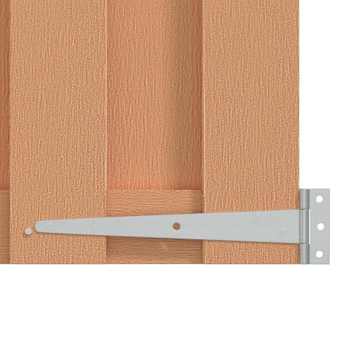 Puerta de patio en WPC marrón de 100x80 cm, el paso ideal para tu jardín y terraza 4