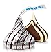 Hugs Milk Chocolate Candy Hugged by White Creme (approx 50 Pieces) 8OZ Bag