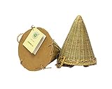  Holy Lama Naturals - Té de cardamomo (100 g ecológico) en una cesta tejida a mano de Tea Belt