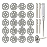 Amplia aplicación: estos discos de corte de diamante son ideales para cortar vidrio, piedra, mármol, azulejos, cerámica y más. Perfecto para herramientas rotativas y accesorios, proporciona un rendimiento de corte preciso y resultados limpios.