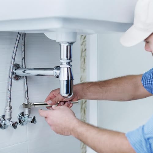 Miucoguier Plumber wrench, 2-in-1 Angle Stop Wrench for Angle Stops, Straight Stops, and Compression Couplings,Plumbing Tools for Faucet Nuts, and Spigots - Image 3