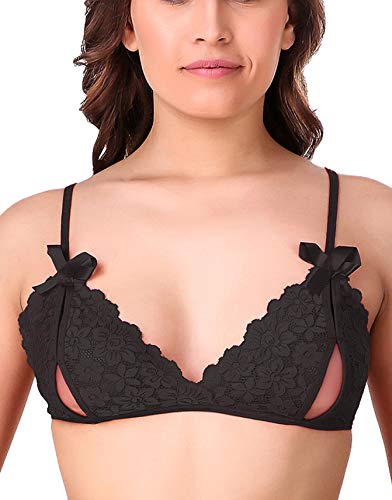 Xs and Os Women Lace Peek-a-Boo Bra