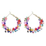 Konfetti Kostüm Accessoires Zubehör, Konfetti ????????, Bunte (Rund-1 Paar)