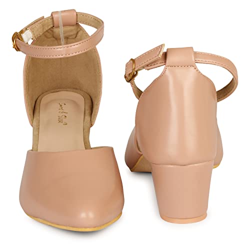 Image of Smart & Sleek Women's Comfortable Block Heels Sandal