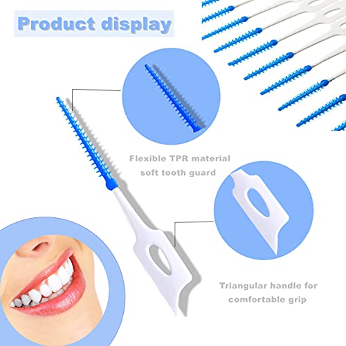 120 Pcs Disposable Interdental Brush Braces Cleaning Brush - Toothpick Dental Tooth Cleaning Tool for Oral Deep Clean Health Care… - Image 4