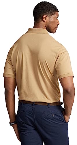 POLO RALPH LAUREN Men's Big and Tall Short Sleeve Pima Soft-Touch Polo Shirt (LT, CafeTanSigPny)4