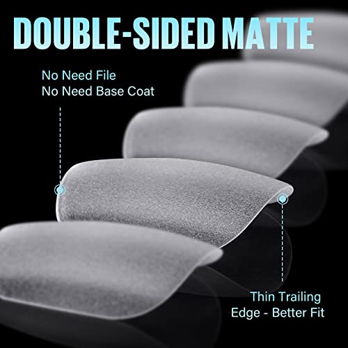 TOMICCA Extra Short Square Nail Tips - Image 4