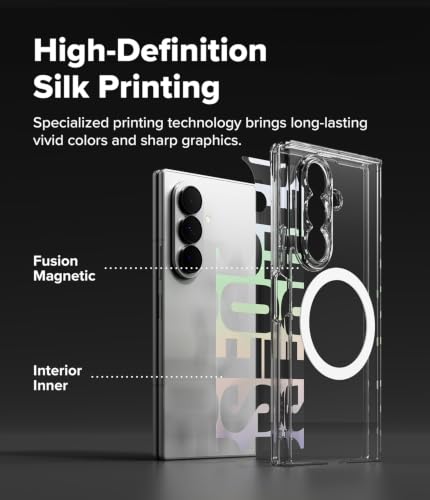 Image of Ringke Fusion Design Magnetic for Samsung Galaxy Z Fold 8 Ultra Case Cover | Seoul Design, Magnetic, Compatible with MagSafe, Shockproof, Hard Back, Flexible TPU Bumper, Precise Cutouts, Original Form