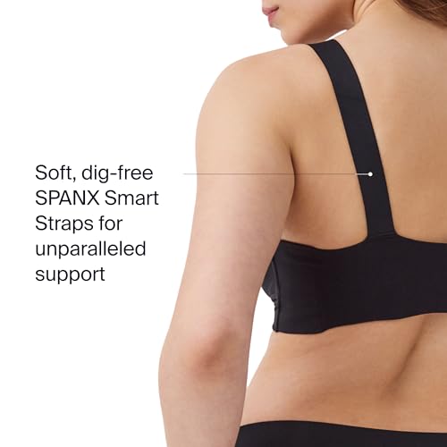 Image of SPANX Smooth Bra-Llelujah! Unlined Bralette - Comfortable Support - Wire-Free Bra - Hosiery Back Smoothing - Dig-Free Straps