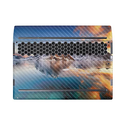 Image of MightySkins Carbon Fiber Skin Compatible with Alienware M17 R5 (2022) Full Wrap Kit - ICY Lake | Protective, Durable Textured Carbon Fiber Finish | Easy to Apply & Change Styles | Made in The USA