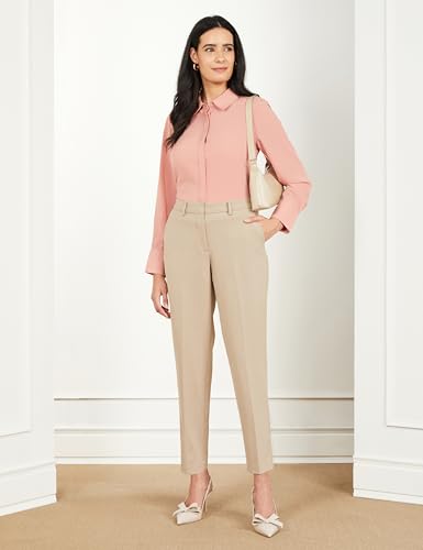 Image of Symbol Premium Women's Slim Fit 4-Way Stretch Formal Trousers (Flexi-Waist | Easy Care | Desk-to-Dinner) (Available in Plus Sizes)