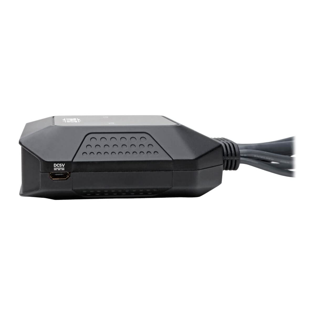 Eaton Switch KVM DisplayPort 1.1/USB a 2 porte con audio/video, cavi integrati, condivisione periferiche USB (B032-DPUA2)