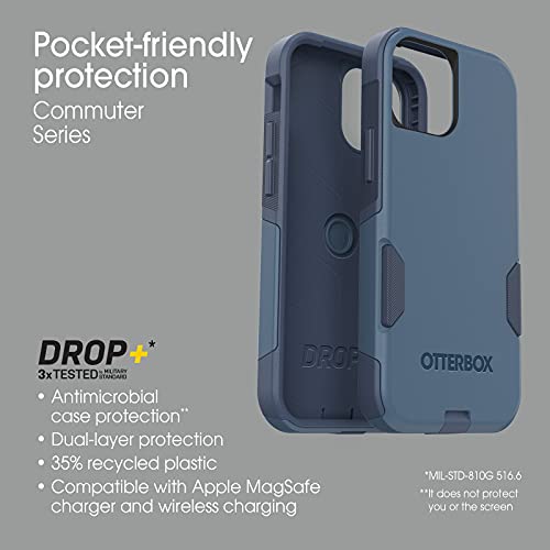Otterbox Iphone 13 Mini & Iphone 12 Mini Commuter Series Case - Rock Skip Way, Slim & Tough, Pocket-Friendly, With Port Protection #TOP3
