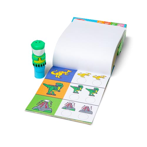 Melissa & Doug 32012 Sticker Wow!™ 24-Page Activity Pad And Sticker Stamper, 300 Stickers, Arts And Crafts Fidget Toy Collectible Character – Dinosaur Creative Play Travel Toy thumb #3