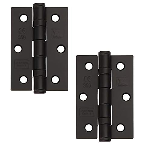 Excel XL965-BLK Matt Black Door Hinges Cover