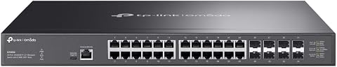 SX3832 Omada 24-Port 10GBASE-T Managed Switch with 8 10GE SFP+ Slots
