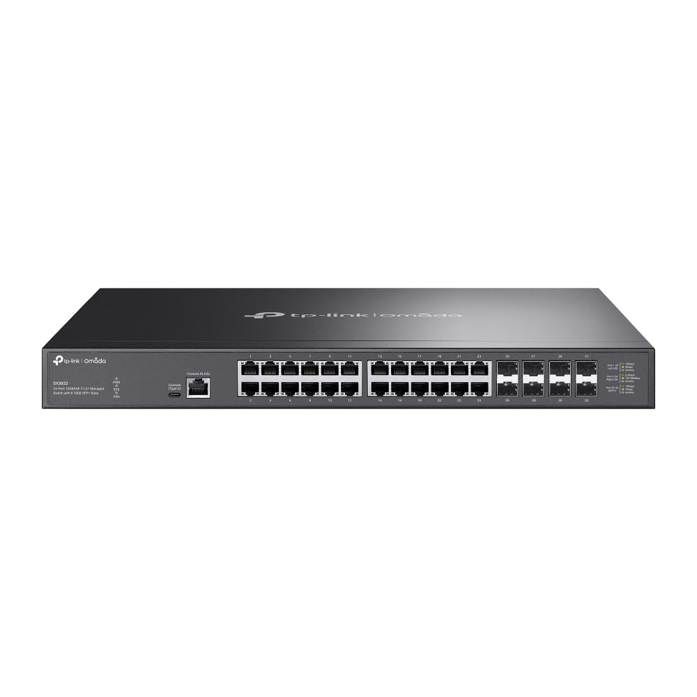 Amazon.com: SX3832 Omada 24-Port 10GBASE-T L2+ Managed Switch with