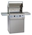 Solaire 27-Inch Deluxe Infrared Natural Gas Grill on Square Cart Base, Stainless Steel