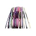 Produktbild SSGLOVELIN Mischfarben Rolls Striping-Klebeband-Linie DIY Nagel-Kunst-Dekoration-Aufkleber-Nagel-Kunst Metallische Garne Streifen 30 Rolls 1 Fall Neu und schön (Color : 30 Rolls)