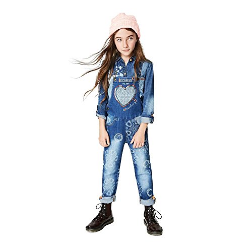 Desigual Girls Denim Dungarees (7-8 Years)