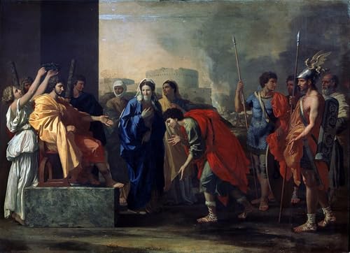 Tableau la Magnanimité de Scipion Nicolas poster d'art mural pour transformer vos murs