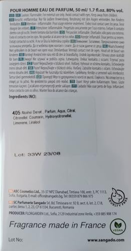 by SANGADO Unisex Perfume 8-10 hours long-Lasting Amber Fine French Essences 50 ml Spray - Image 7