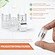 Dondeen 30 Stück 1ml Mini Pipettenflasche, Glasflasche Tropfpipetten mit Tropfpipette, kleine probeflaschen glas, für Ätherisches Öl, Aromatherapie, Massage, Duftöl Probe