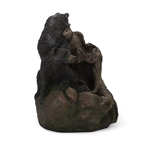 Christopher Knight Home Datona Outdoor Fountain, Light Brown + Black #TOP6