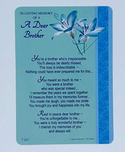 Brother in Loving memory grande tomba della placca...