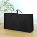 KXF Extra Large 180L Storage Bags with Handles Waterproof Durable Black Carry Bag Under Bed Organizer Duffelbag for Travel Moving Decorations Gym School