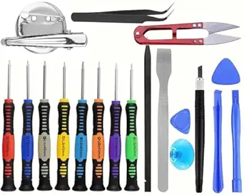 Diy Crafts 12646 9207 7 in 1 Iphone Maintenance Tools Screwdrivers Opening Removal Kit, Multicolor