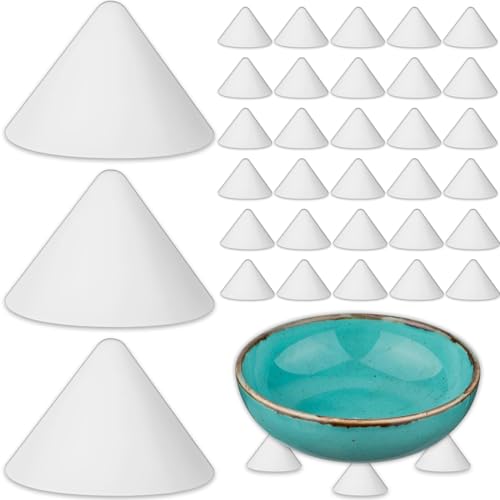 50 Pack Pottery Kiln Nails – High-Temperature Ceramic Refractory Cone Support Nails, Up to 2516℉, Reusable Alumina Firing Tools for Pottery, Ceramics, Glazing & Kiln Shelving Support