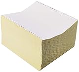 3 parties Integrity Print Value Boîte de 700 feuilles de papier listing Teinté 3 parties Blanc Rose Jaune 11 x 241