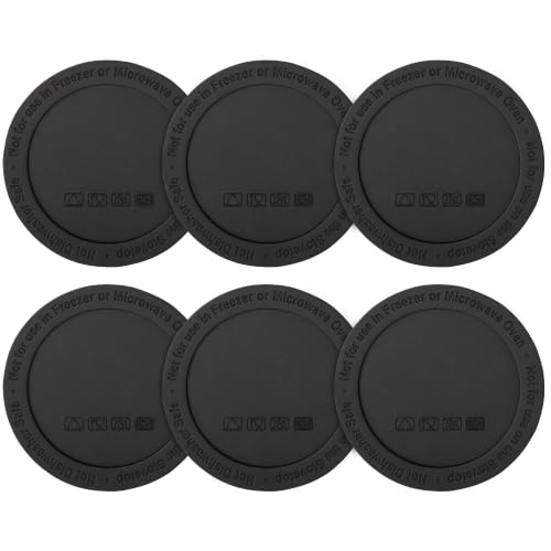 Image of Silicone Bottom Protectors for Stanley Quencher 30 /40 oz, Yeti Rambler 30oz | Bottom Protector for Owala FreeSip 32 /40 oz and Yeti Rambler 30 oz, 6 Pack Anti-Slip Rubber Pad, Noise Reducing, BPA-Free