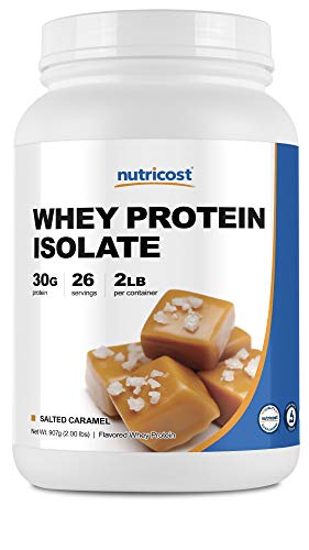 Nutricost Whey Protein Isolate Salted Caramel (2 LBS)