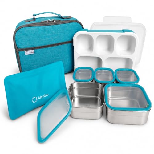Stainless Steel Bento Box Set with Insulated Bag