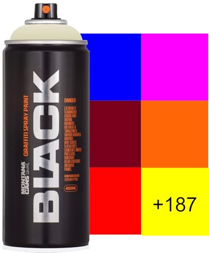 Montana Black puszka z aerozolem 400 ml - Graffiti Paint - wysoko kryjące kolory matowe - niezawodna - wysoka presja - (2093 Code Red)