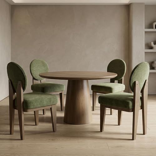 Hyfirm Mid-Century Walnut Dining Chairs