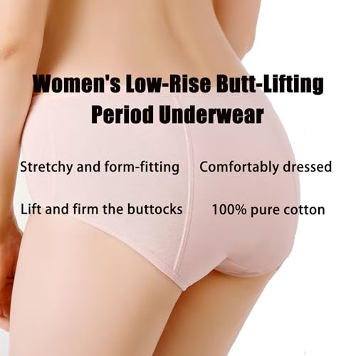 Image of Women's double-layer underwear, 95% cotton, comfortable and close-fitting, move however you want.