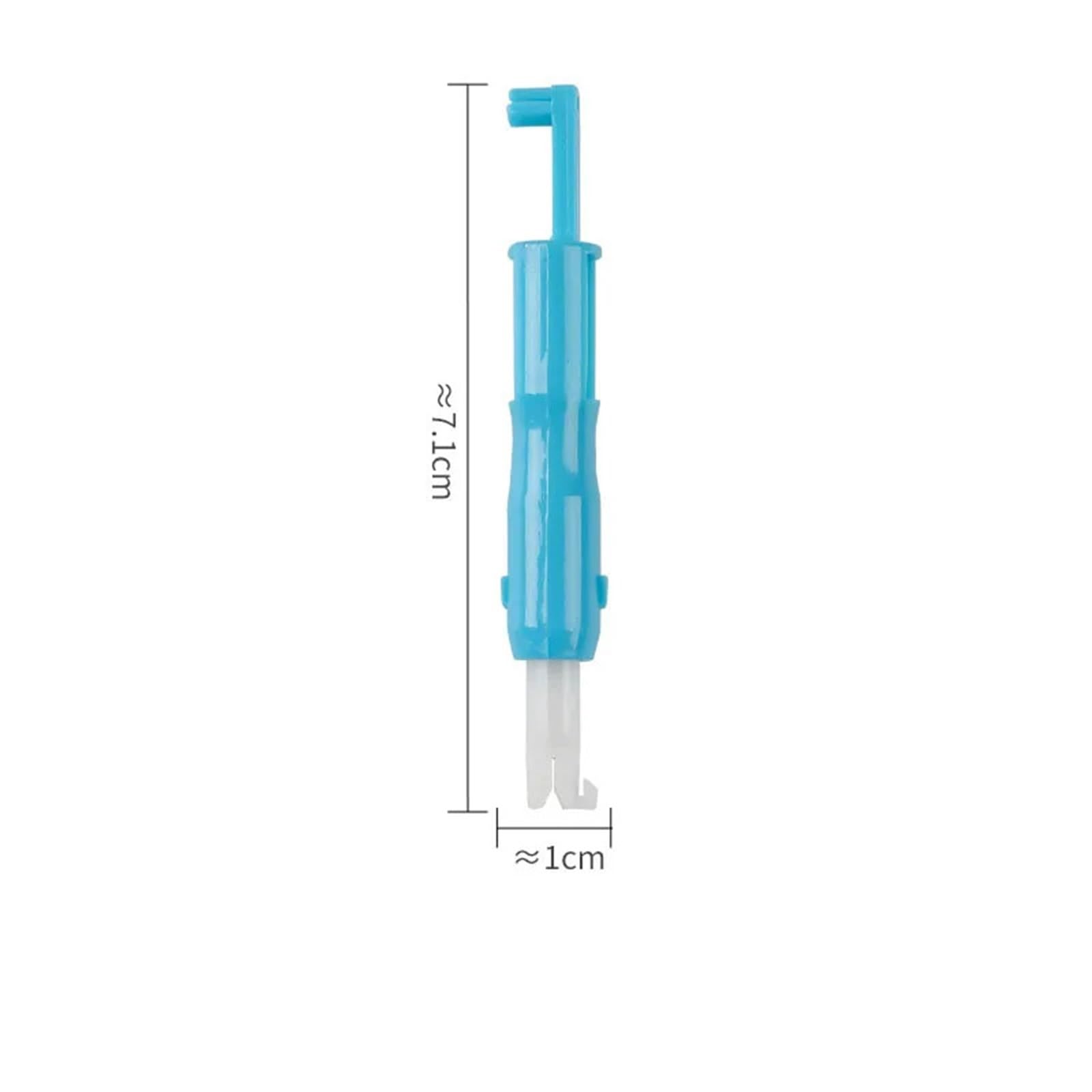 Nawlekacze do igieł krawieckich, Automatic Sewing Machine Needle Threaders 10pcs Blue White(Blue)