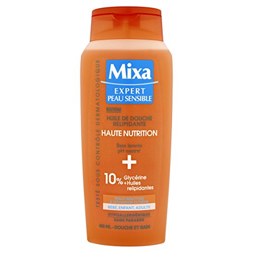 Mixa Expert Peau Sensible - Huile de Douche Relipidante...