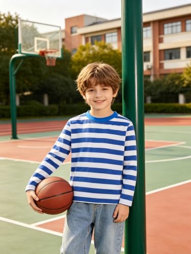 Image of Magic Park 6M-14Y Kid Striped T-Shirt Boys Cotton Tee Basic Top